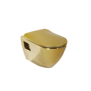 TP325. Terra Wall Hung Pan Gold Plated