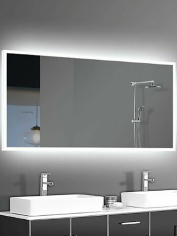LED Illuminated back light rectangle mirrors